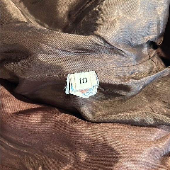 Vintage Brown Wool Coat - Picture 4 of 8